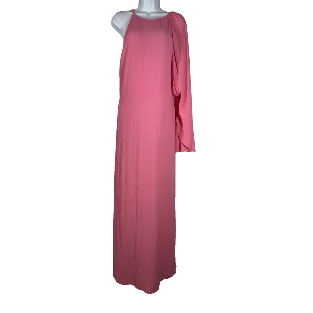 NWT Zara Pink Cape Special Edition Maxi Dress Size M Resort Beach Party